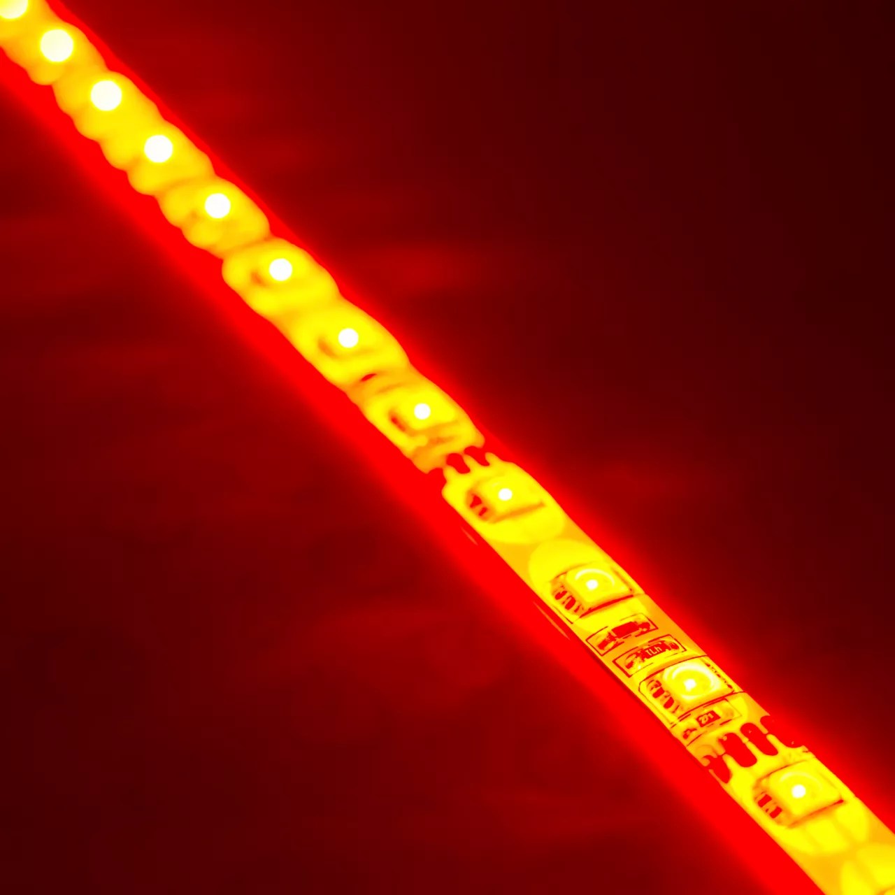 Oracle MachE 60Inch Flexible LED Strip Engine Bay Lighting Kit; Red