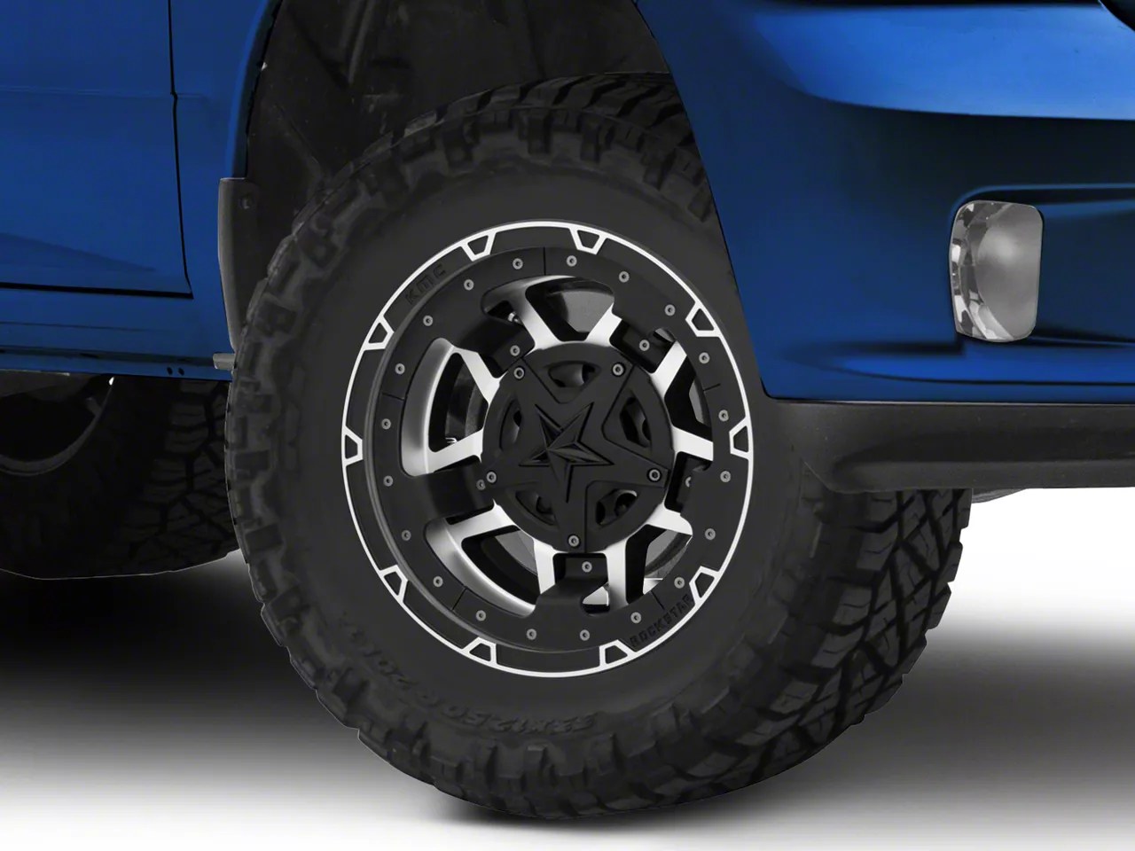 Rockstar RAM XD827 RS3 Matte Black Machined 5Lug Wheel 17x9; 12mm
