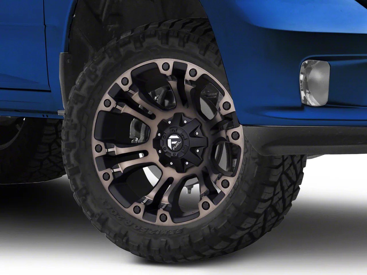 Fuel Wheels RAM Vapor Matte Black Machined w/ Dark Tint 5Lug Wheel