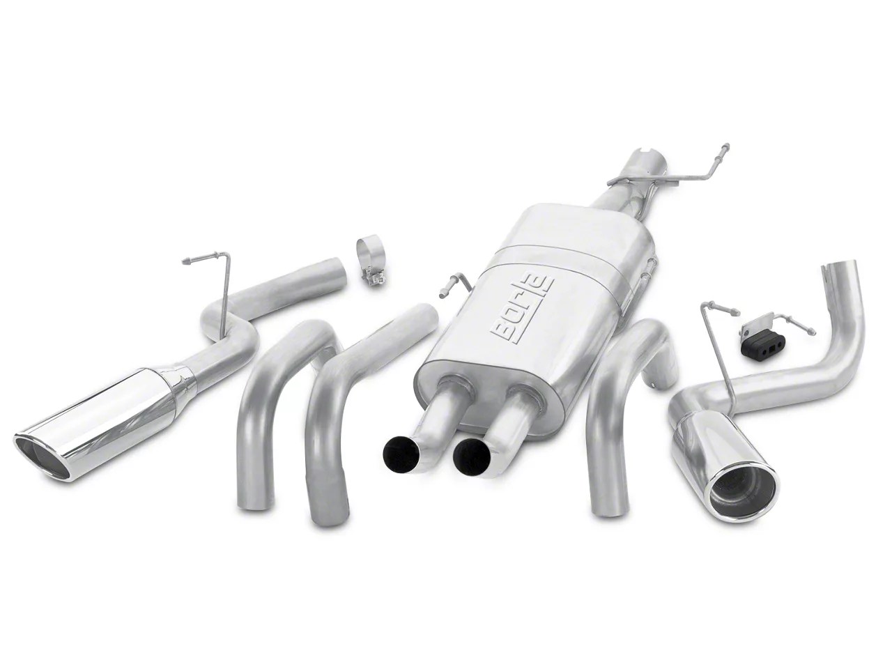 Borla RAM Stinger SType Dual Exhaust System Side Exit R101993 (0308