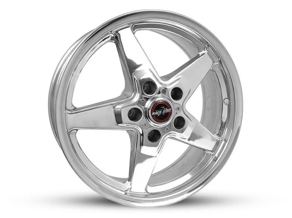 Race Star RAM 92 Drag Star Polished 5Lug Wheel Direct Drill 17x7