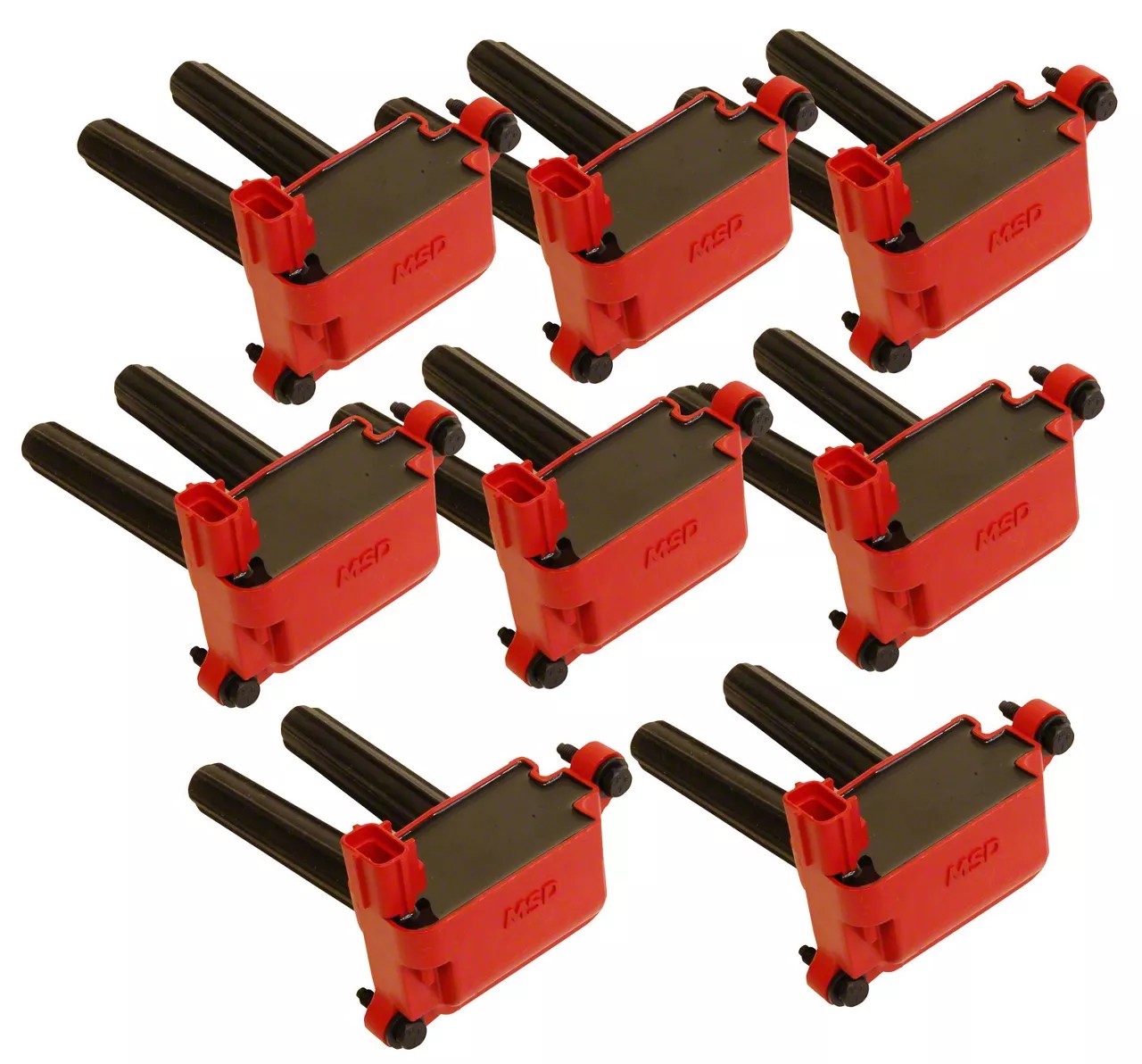 MSD Jeep Grand Cherokee Blaster Coil Packs; Red 82558 (05-21 V8 HEMI