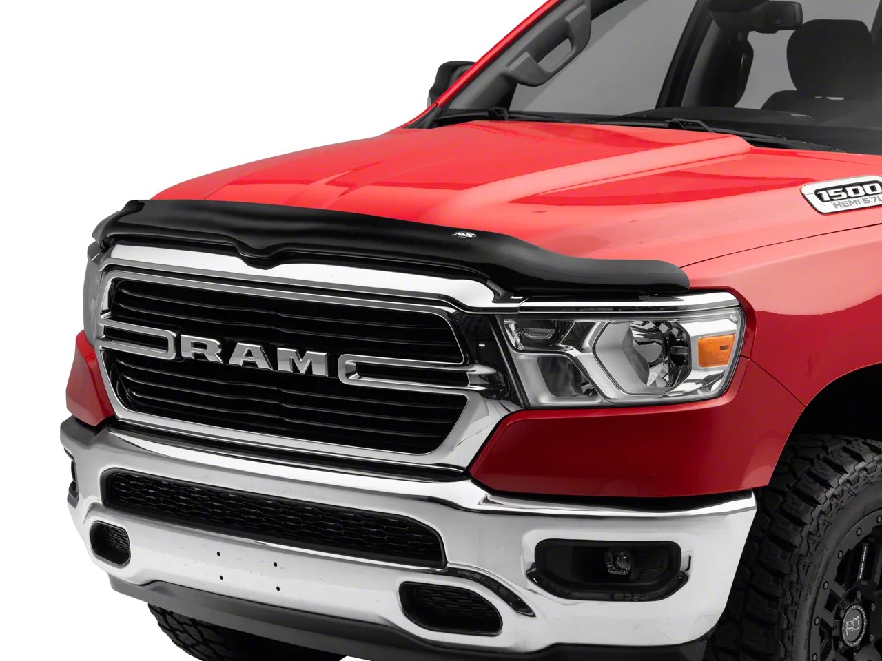 RAM 1500 Bugflector II Hood Shield; Dark Smoke (1921 RAM 1500