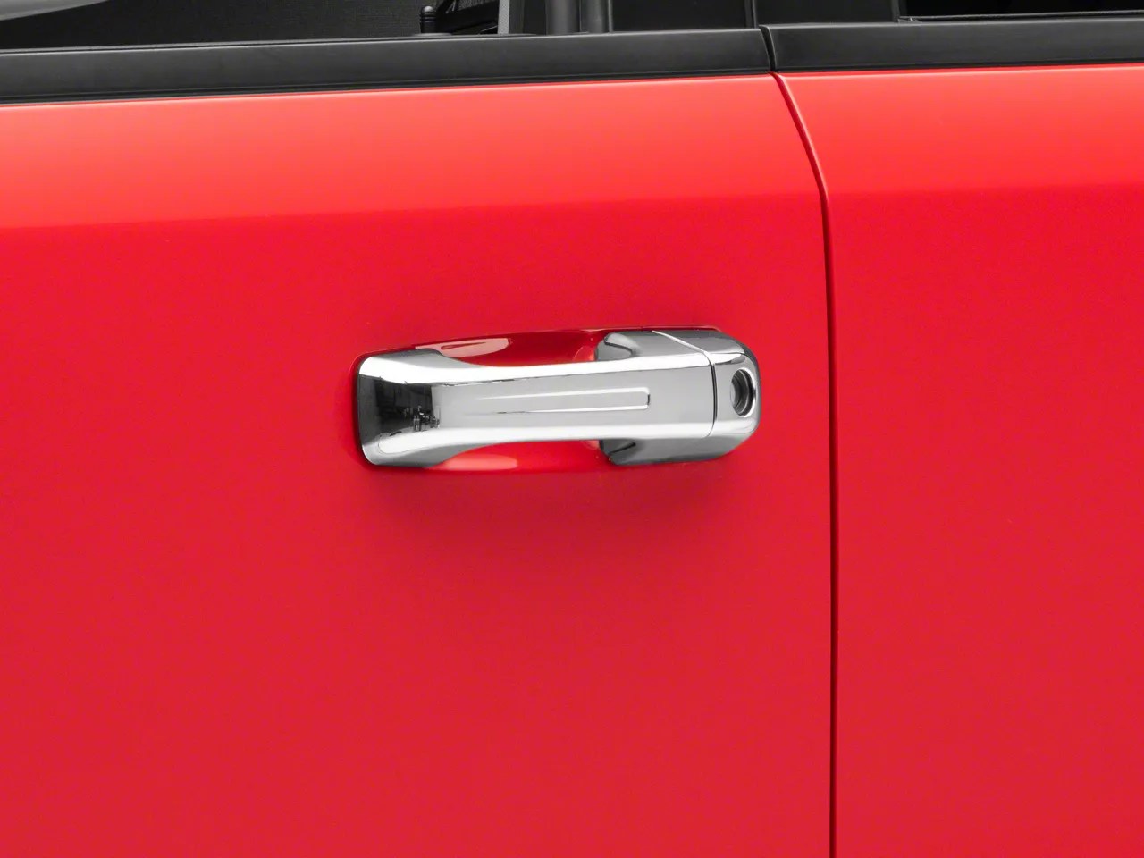 RAM 1500 Door Handle Covers with Smart Key Opening; Chrome (1920 RAM 1500)
