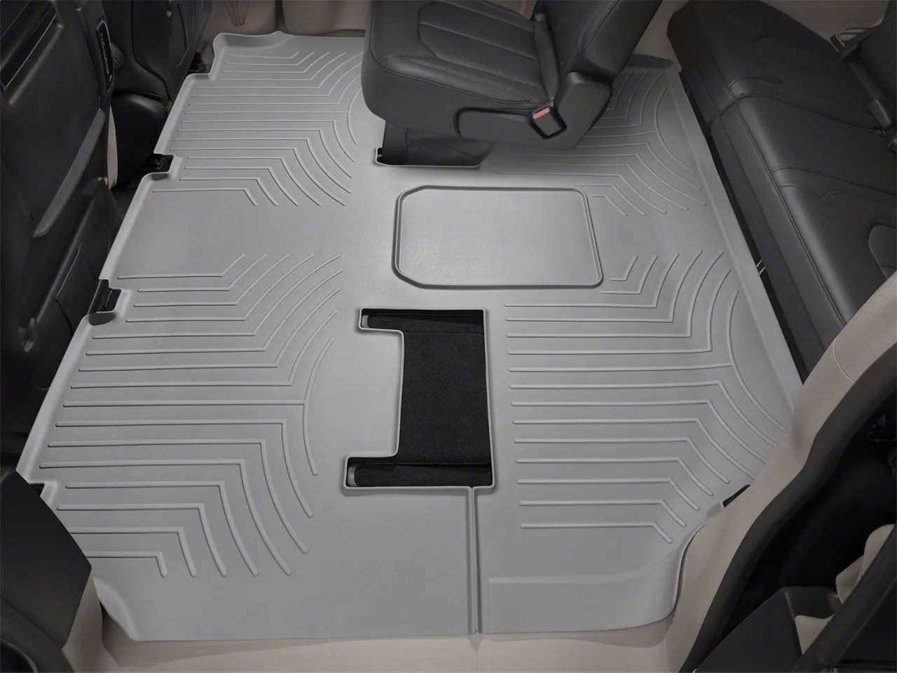 Weathertech RAM 1500 DigitalFit Rear Floor Liner; Gray 4614283 (1920