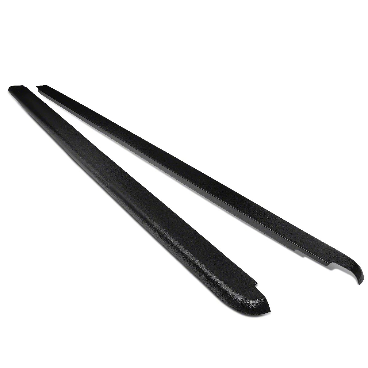RAM 1500 Bed Rail Caps; Textured Black (0208 RAM 1500 w/ 8Foot Box)