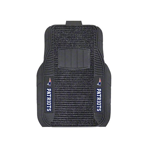 Jeep Wrangler Molded Front Floor Mats with New England Patriots Logo