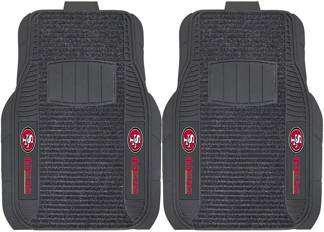 Jeep Gladiator Molded Front Floor Mats with San Francisco 49ers Logo