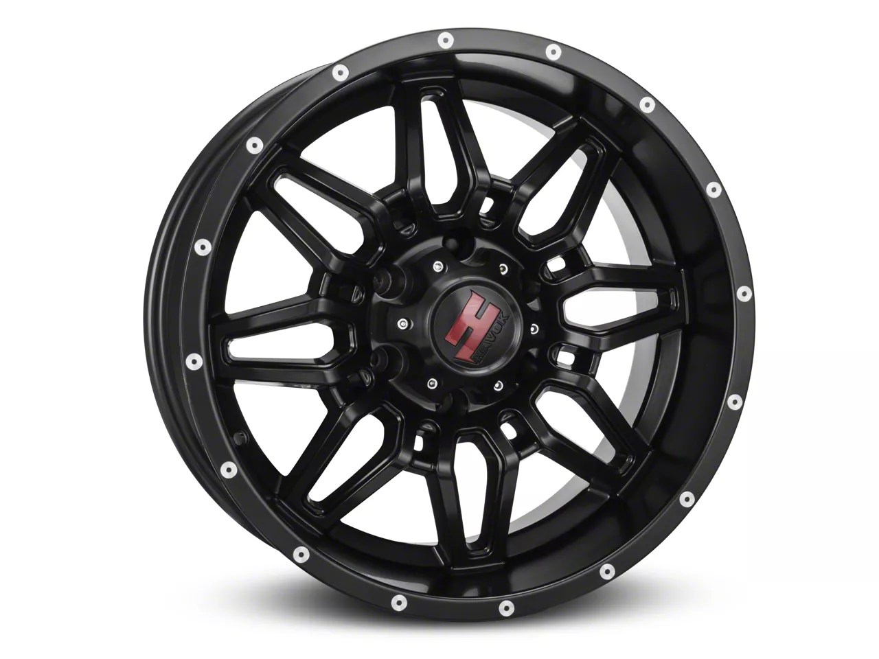 Havok OffRoad Silverado H109 Matte Black 6Lug Wheel 18x9; 12mm