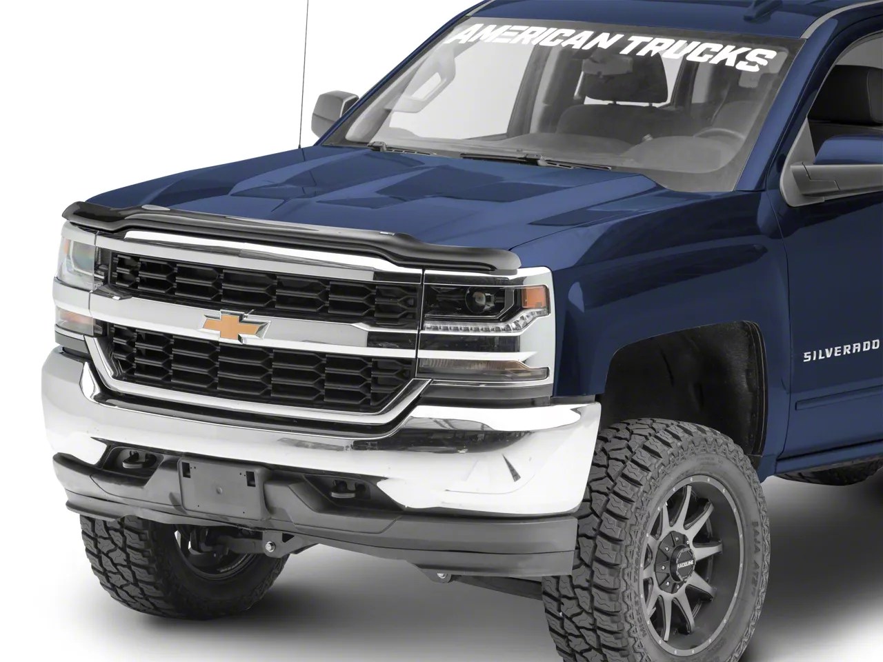 Weathertech Silverado Stone & Bug Deflector Dark Smoke 50266 (1618