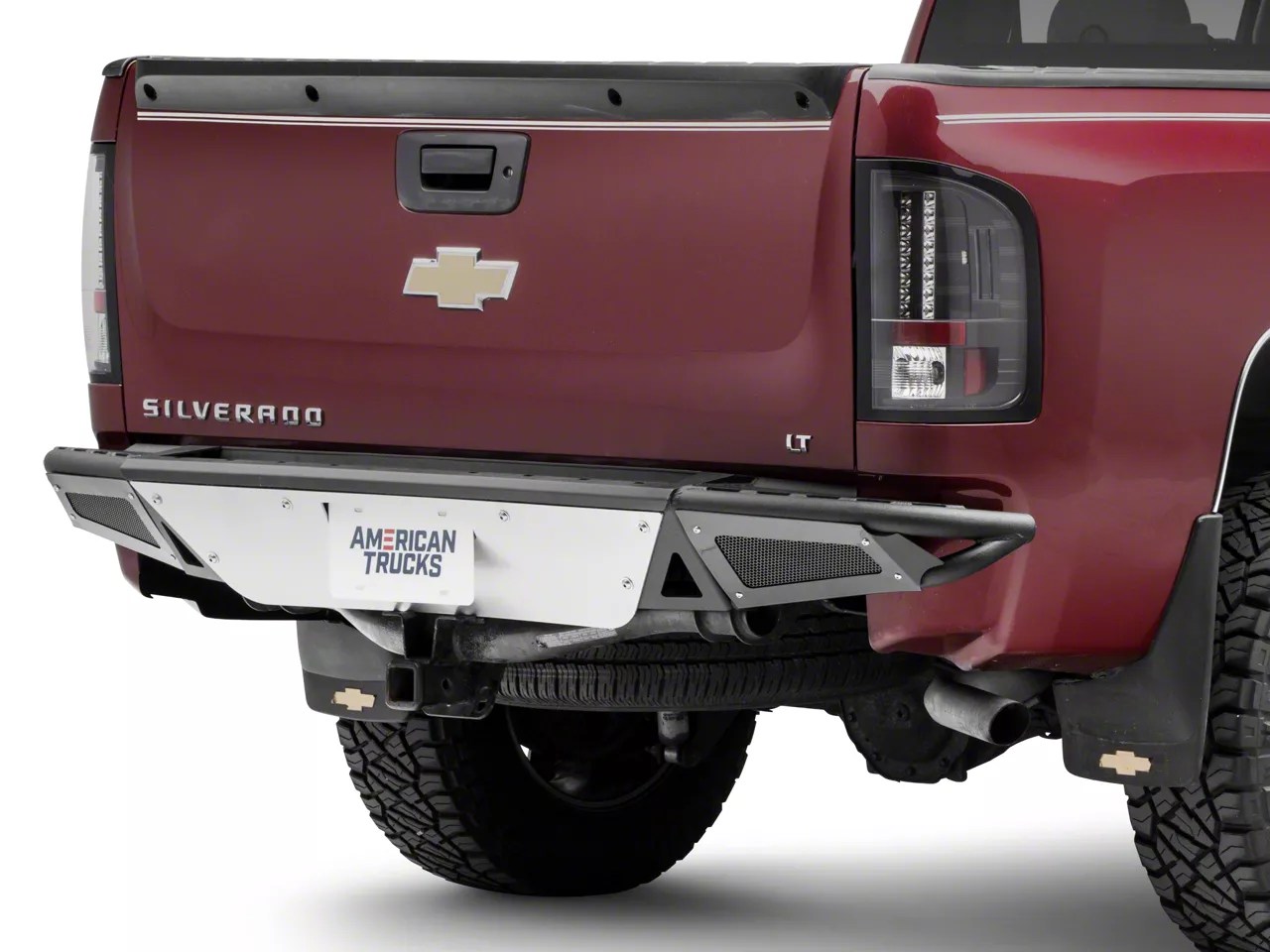 NFab Silverado R.B.S. PreRunner Rear Bumper w/ Skid Plate Textured