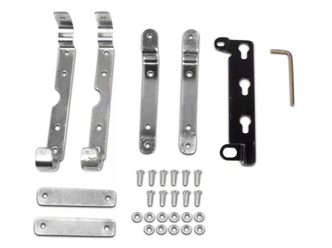 Rugged Ridge Silverado 1500 8,500 lb. to 10,500 lb. Winch Solenoid Box Mounting Brackets 15103.26