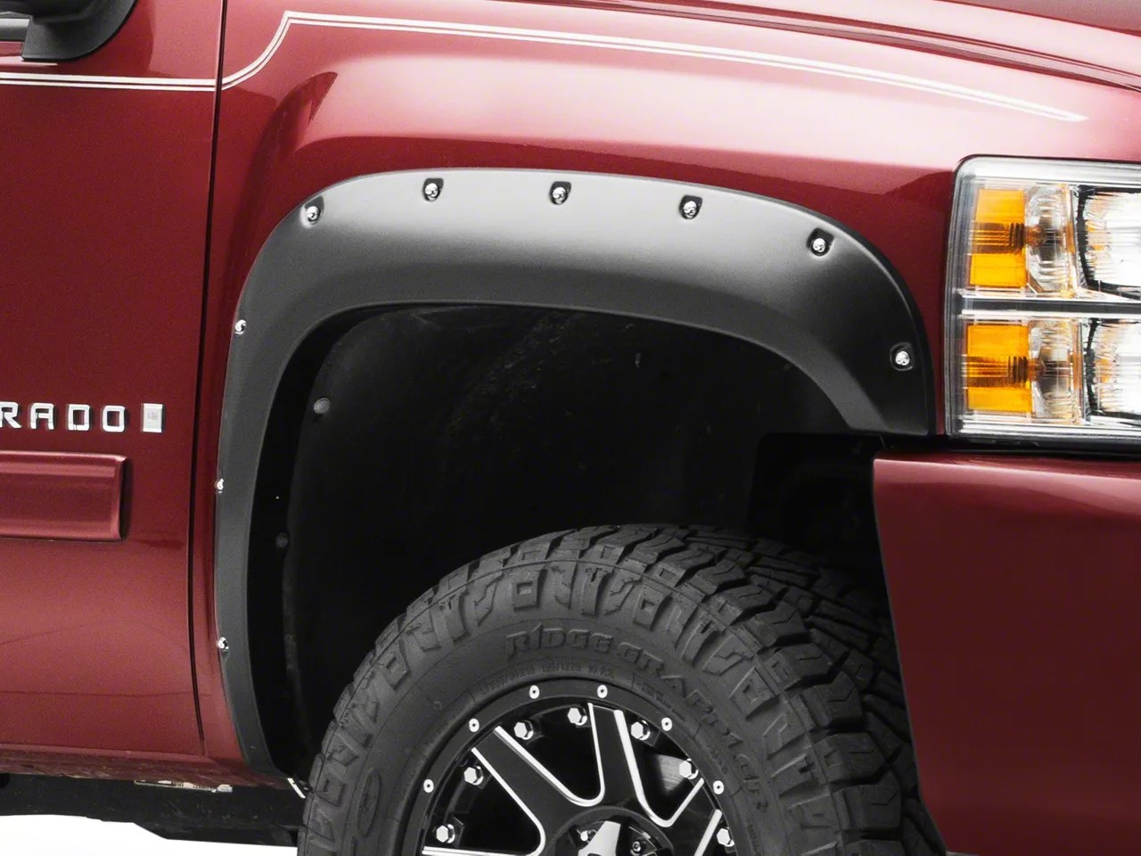 Smittybilt Silverado M1 Fender Flares Black S103744 (0713 Silverado