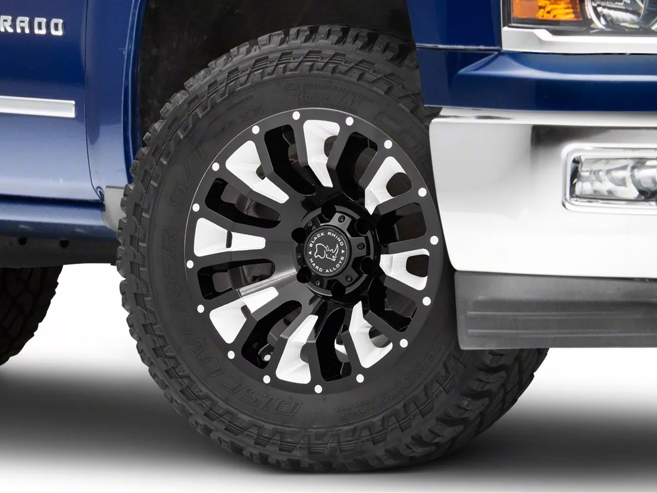 Black Rhino Silverado Pinatubo Gloss Black Milled 6Lug Wheel 20x12