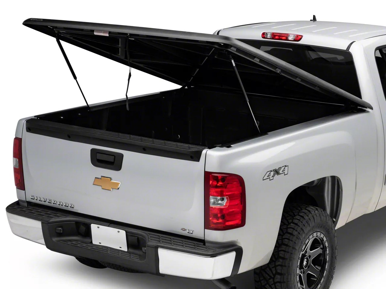 UnderCover Silverado Classic Hinged Tonneau Cover Black Textured
