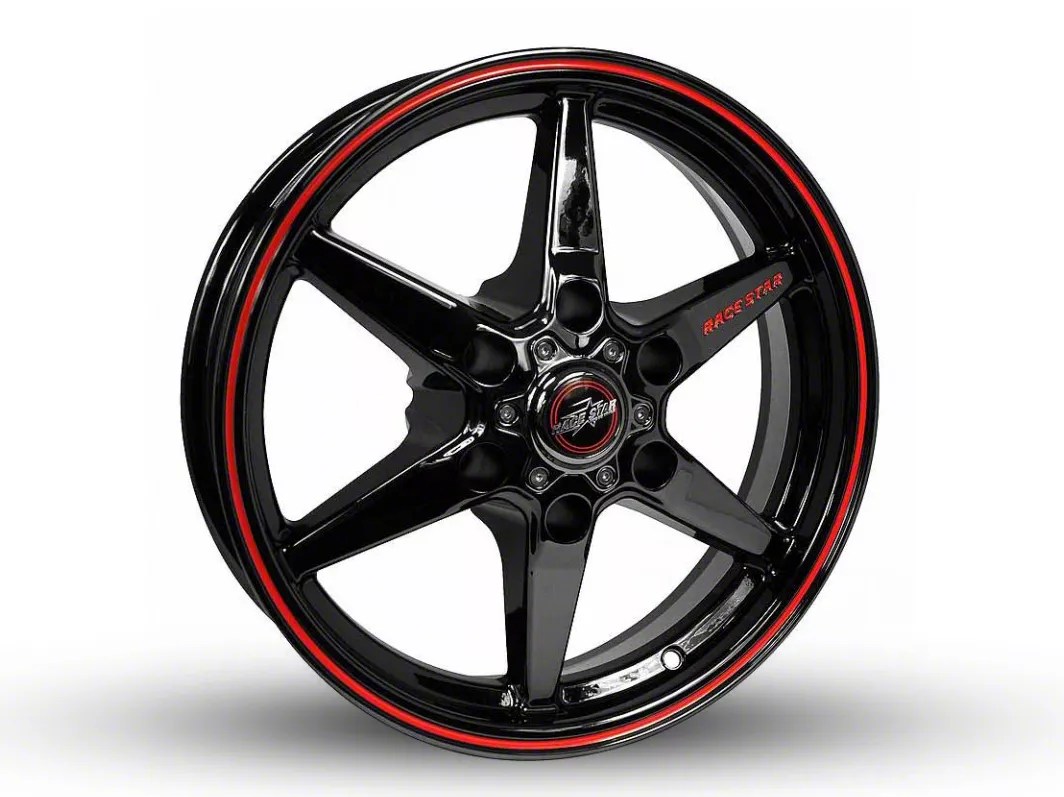 Race Star Silverado 93 Truck Star Black Chrome 6Lug Wheel 17x4.5 93