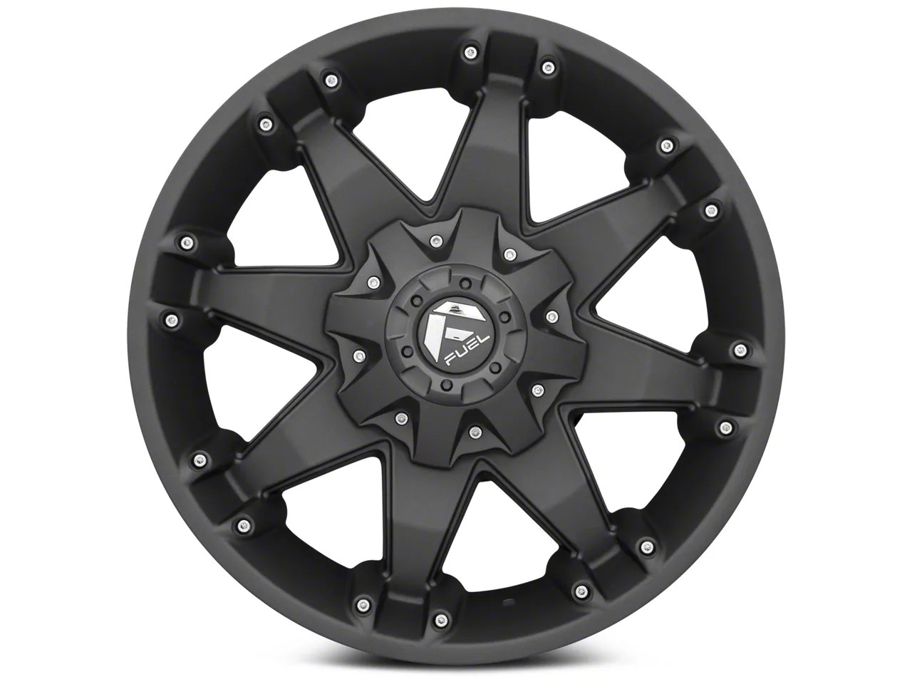 Fuel Wheels Titan Octane Matte Black 6Lug Wheel; 20x12; 44mm Offset