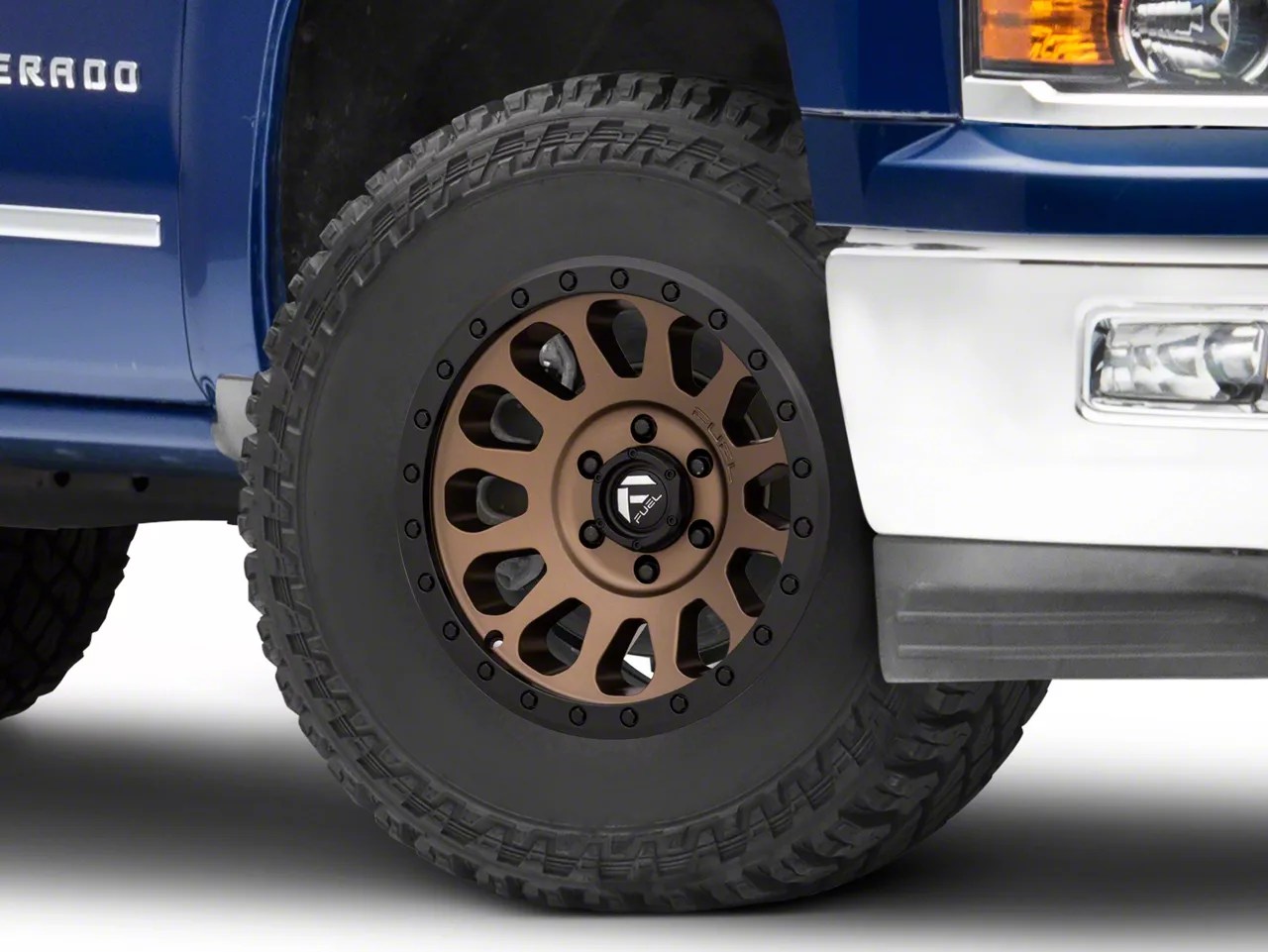 Fuel Wheels Silverado Vector Bronze 6Lug Wheel 17x9; 12mm Offset