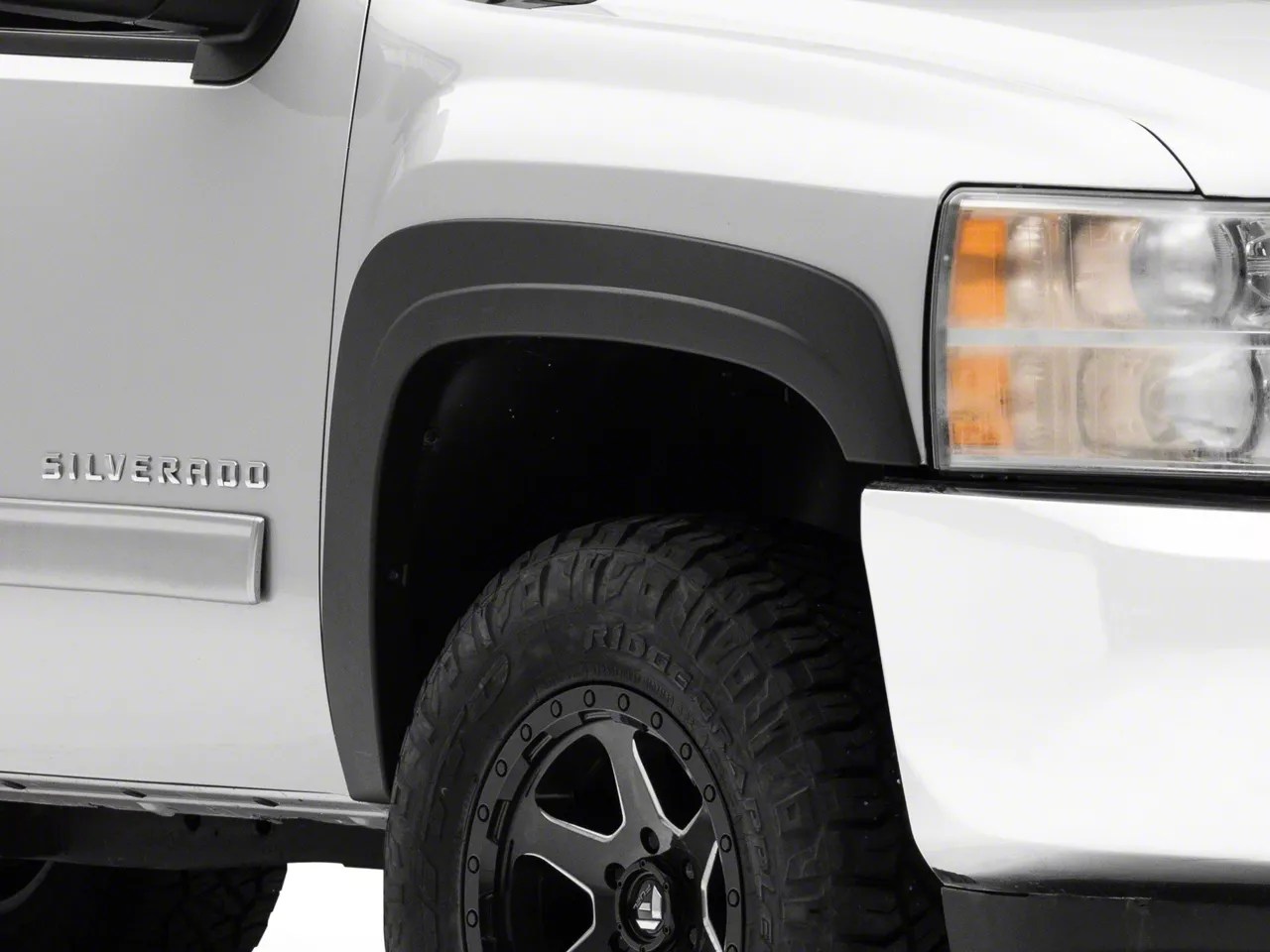 Silverado 1500 Fender Flares; Textured (07-13 Silverado 1500)