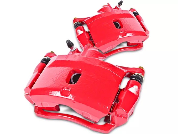 PowerStop Sierra 1500 Performance Rear Brake Calipers; Red S5030 (07-13