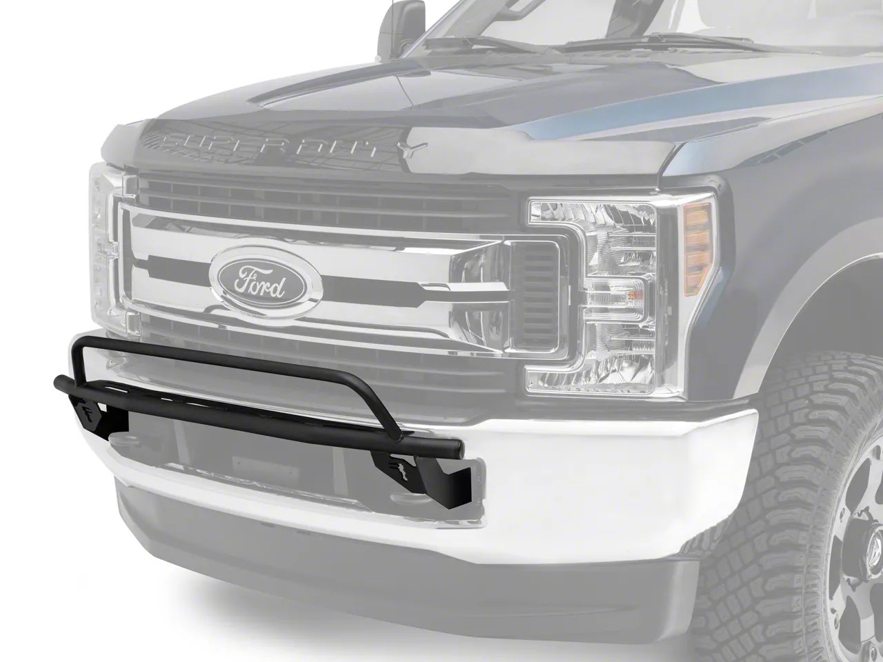 NFab Super Duty Front Light Mount Bar w/ MultiMount Textured Black