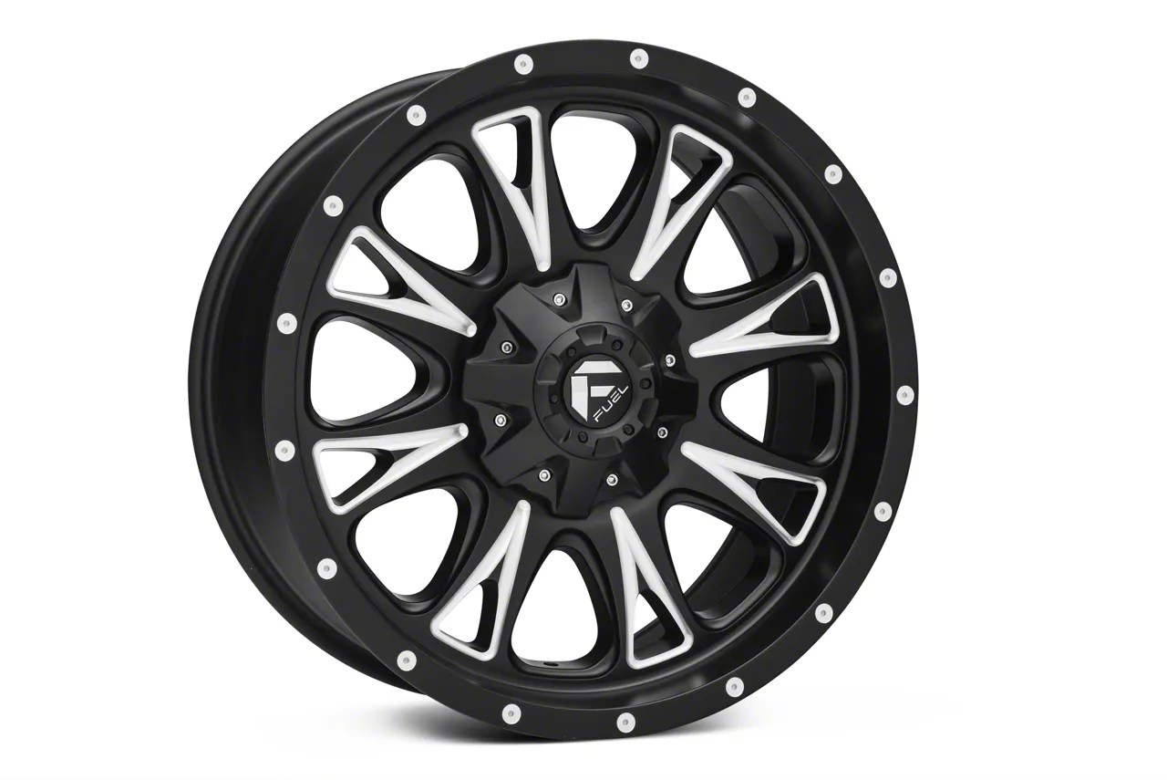 Fuel Wheels F150 Throttle Black Milled 6Lug Wheel 20x9 T527110 (04
