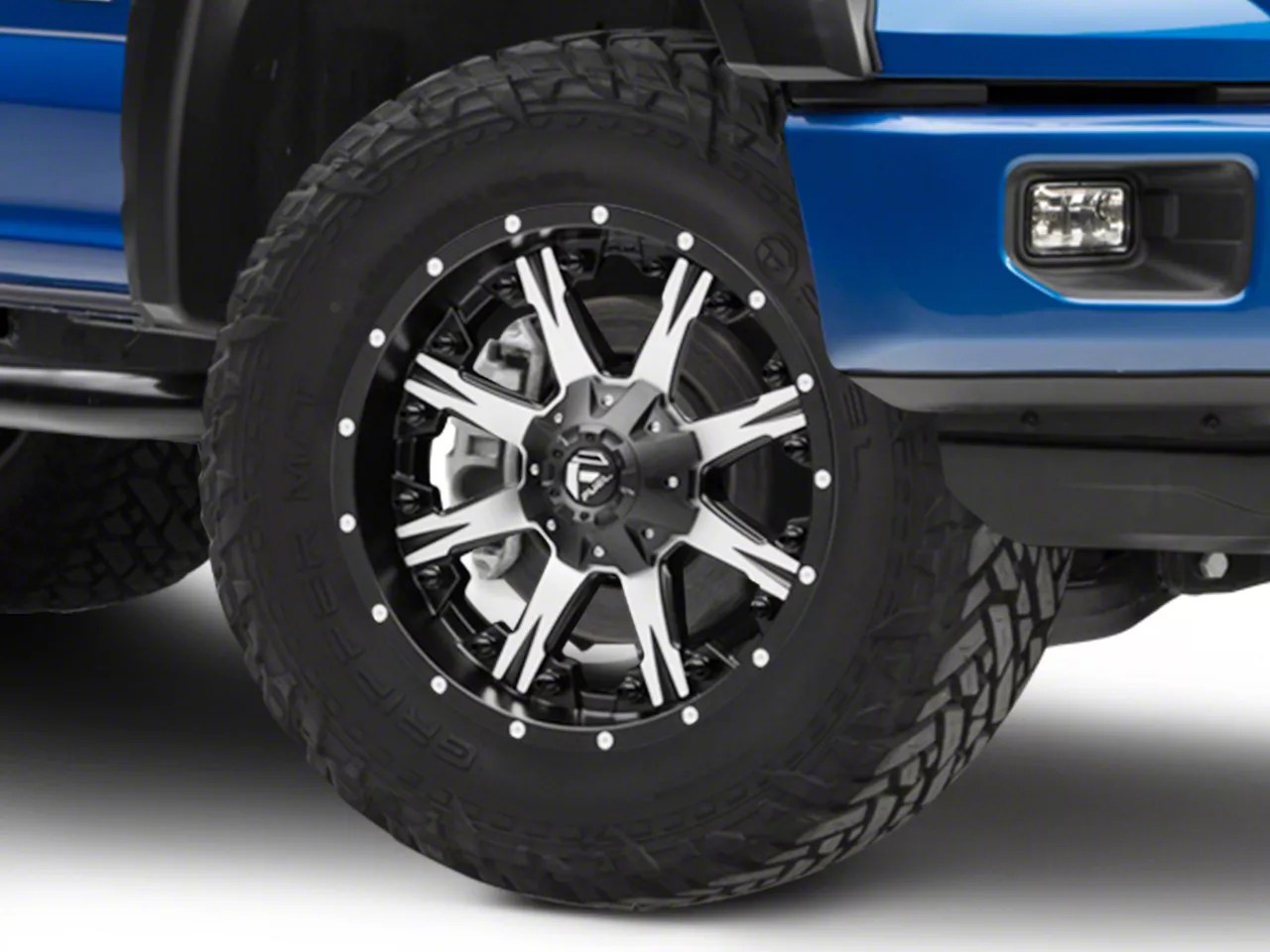 Fuel Wheels F150 Nutz Black Machined 6Lug Wheel 20x9 T527125 (0418 F150) Free Shipping