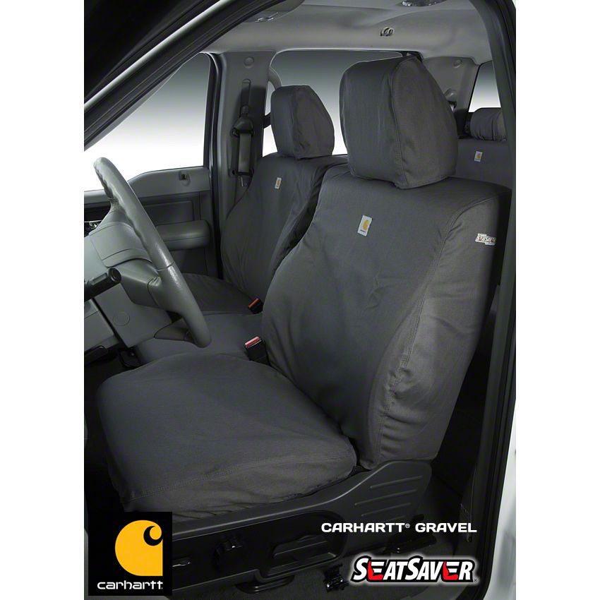Carhartt F150 Front Seat Covers Gravel T527243 (0910 F150 w