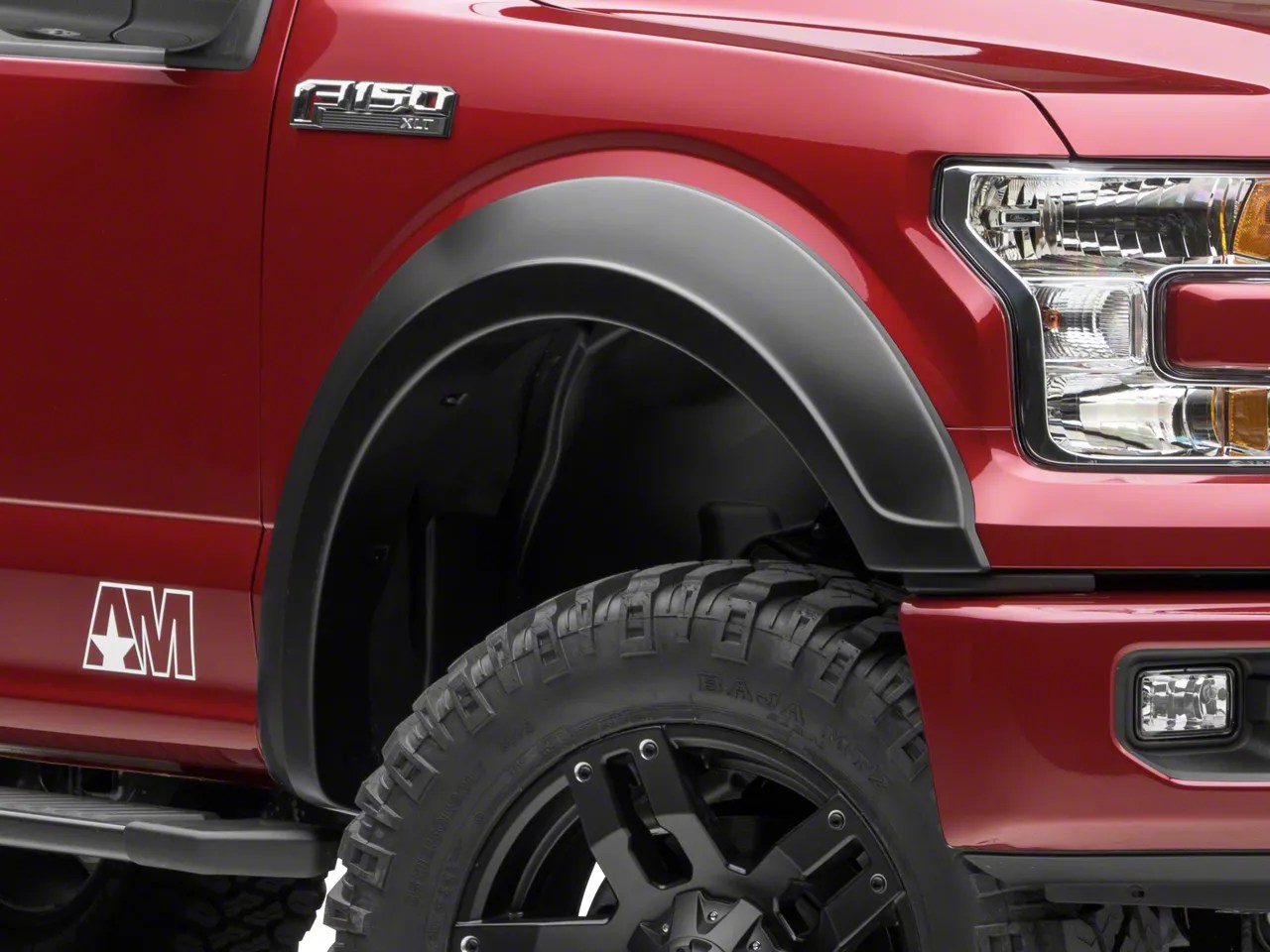 Bushwacker F150 ExtendAFender Flares Matte Black 2093602 (1517 F