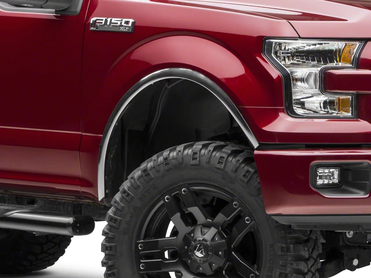 F150 Stainless Steel Fender Trim Polished (1517 F150, Excluding