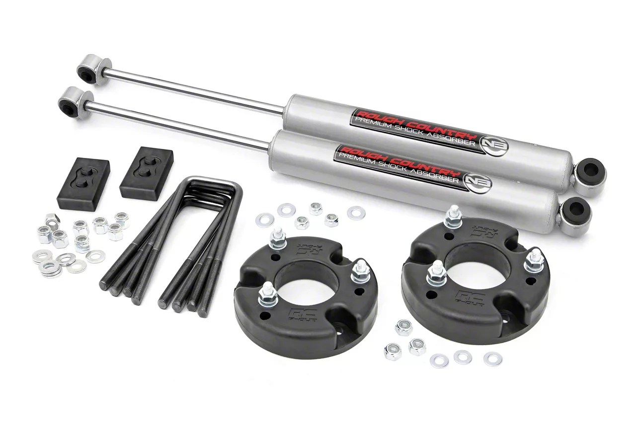 Rough Country F-150 2 in. Leveling Lift Kit w/ Premium N3 Shocks 52230