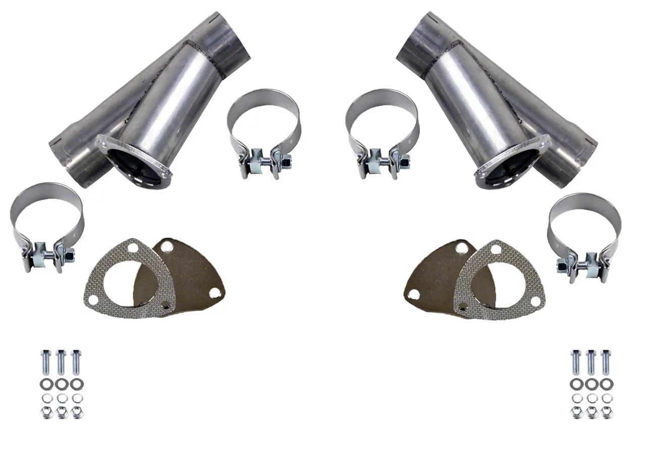 Granatelli Motor Sports Challenger Manual Exhaust Cutout; 3Inch; Pair