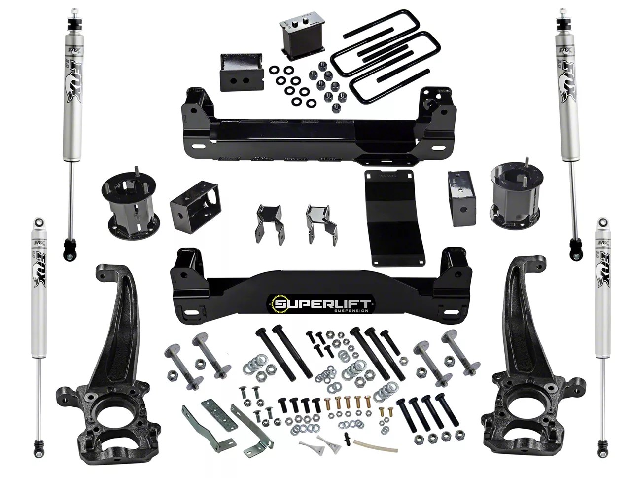 SuperLift F-150 6-Inch Suspension Lift Kit with Fox Shocks K127F (15-20