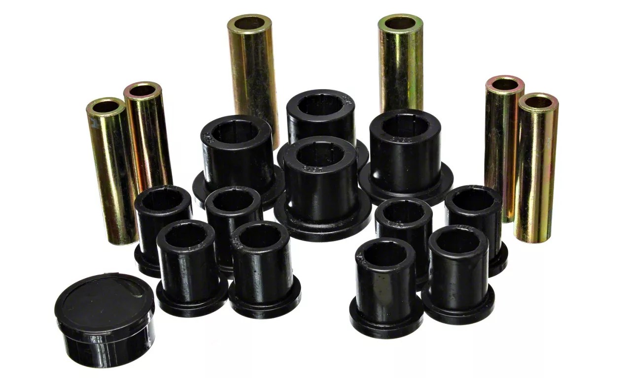 F150 Rear Leaf Spring Bushings; Black (0406 F150)