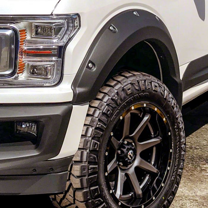 Air Design F150 Super Bolt Fender Flares; Satin Black FO25A03 (1820 F