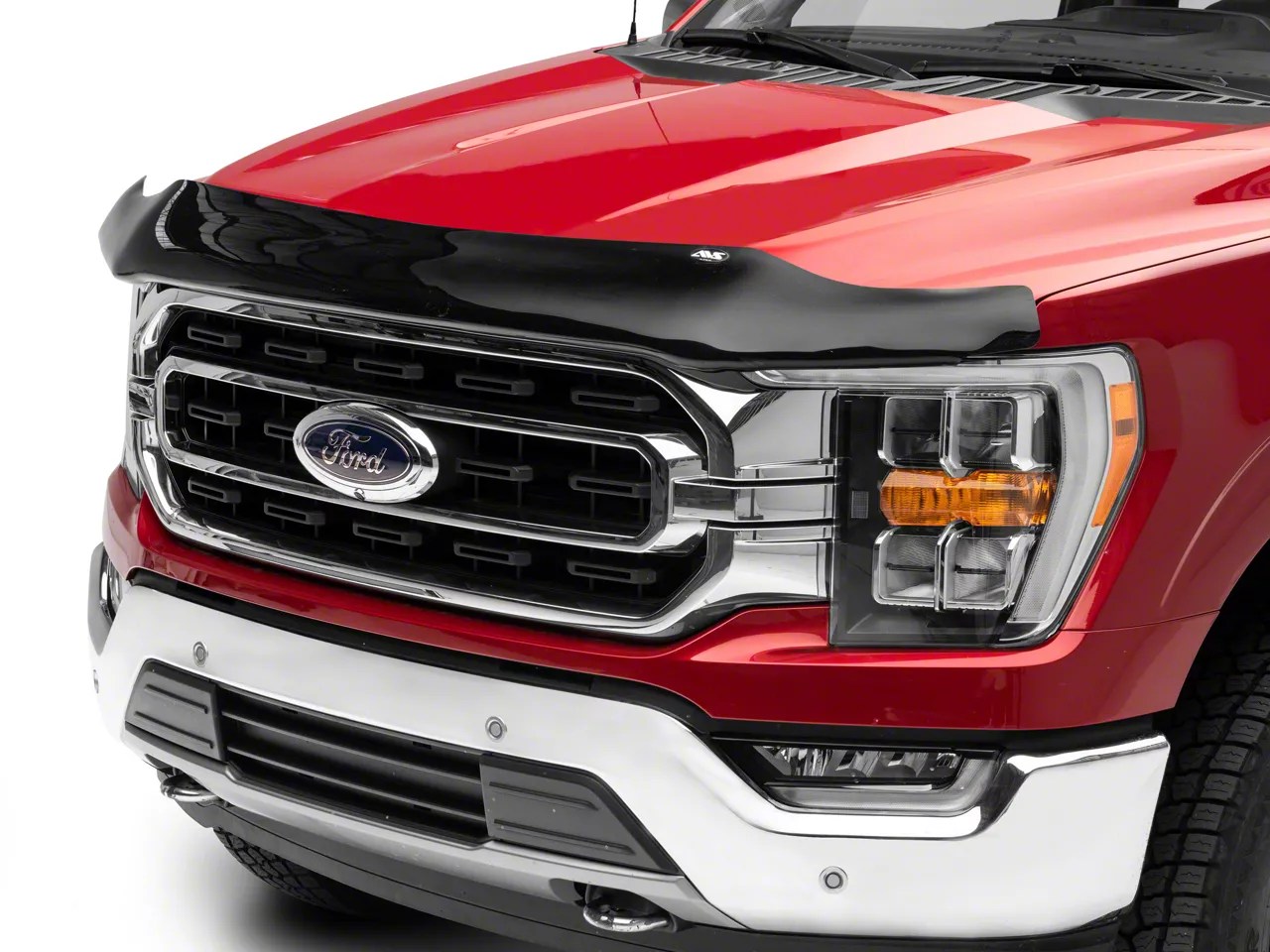 F150 Bugflector II Hood Shield; Dark Smoke (2021 F150, Excluding Raptor)
