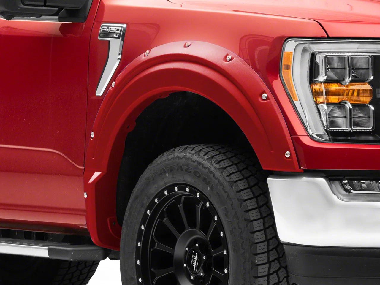 Air Design F150 Super Bolt Fender Flares; Unpainted FO31A16PR (2021 F
