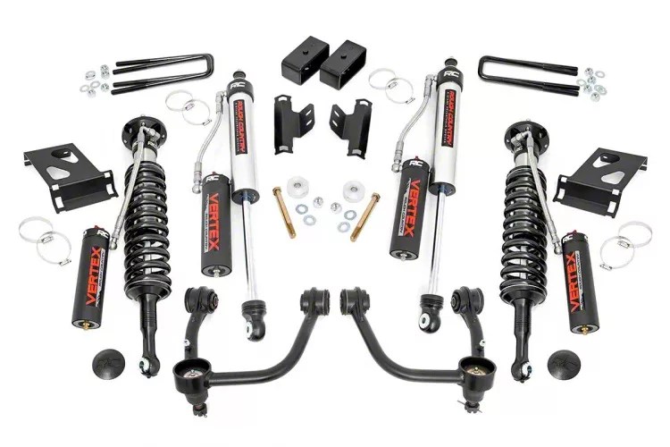Rough Country Tacoma 3.50-Inch Bolt-On Suspension Lift Kit with Vertex