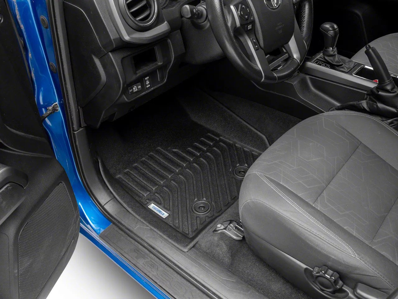 TruShield Precision Molded Front and Rear Floor Liners; Black