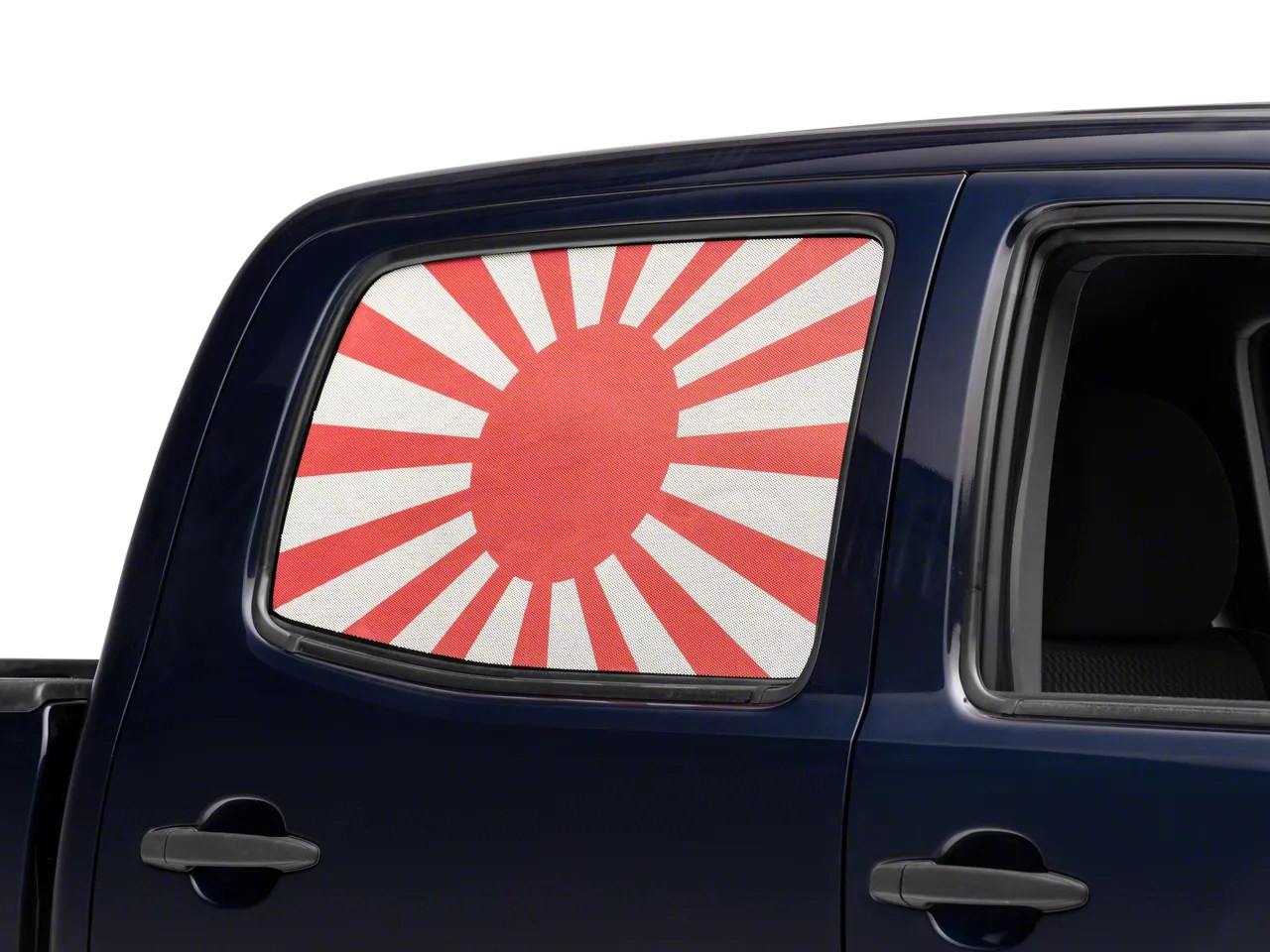 SEC10 Rising Sun Flag Quarter Window Decal TT13419 (1315