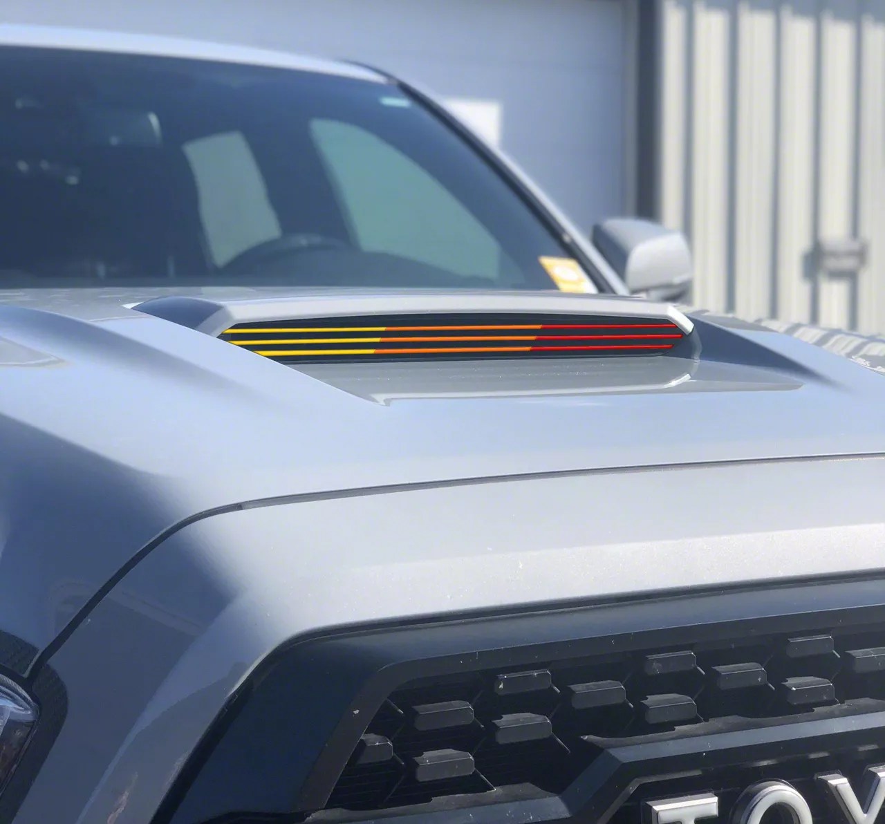 Inner Hood Scoop Line Accent; TRIColor (1623 Free