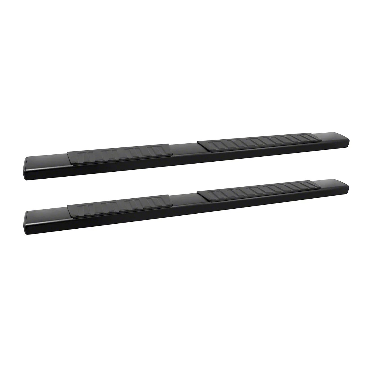 R7 Nerf Side Step Bars; Black (0521 Double Cab)
