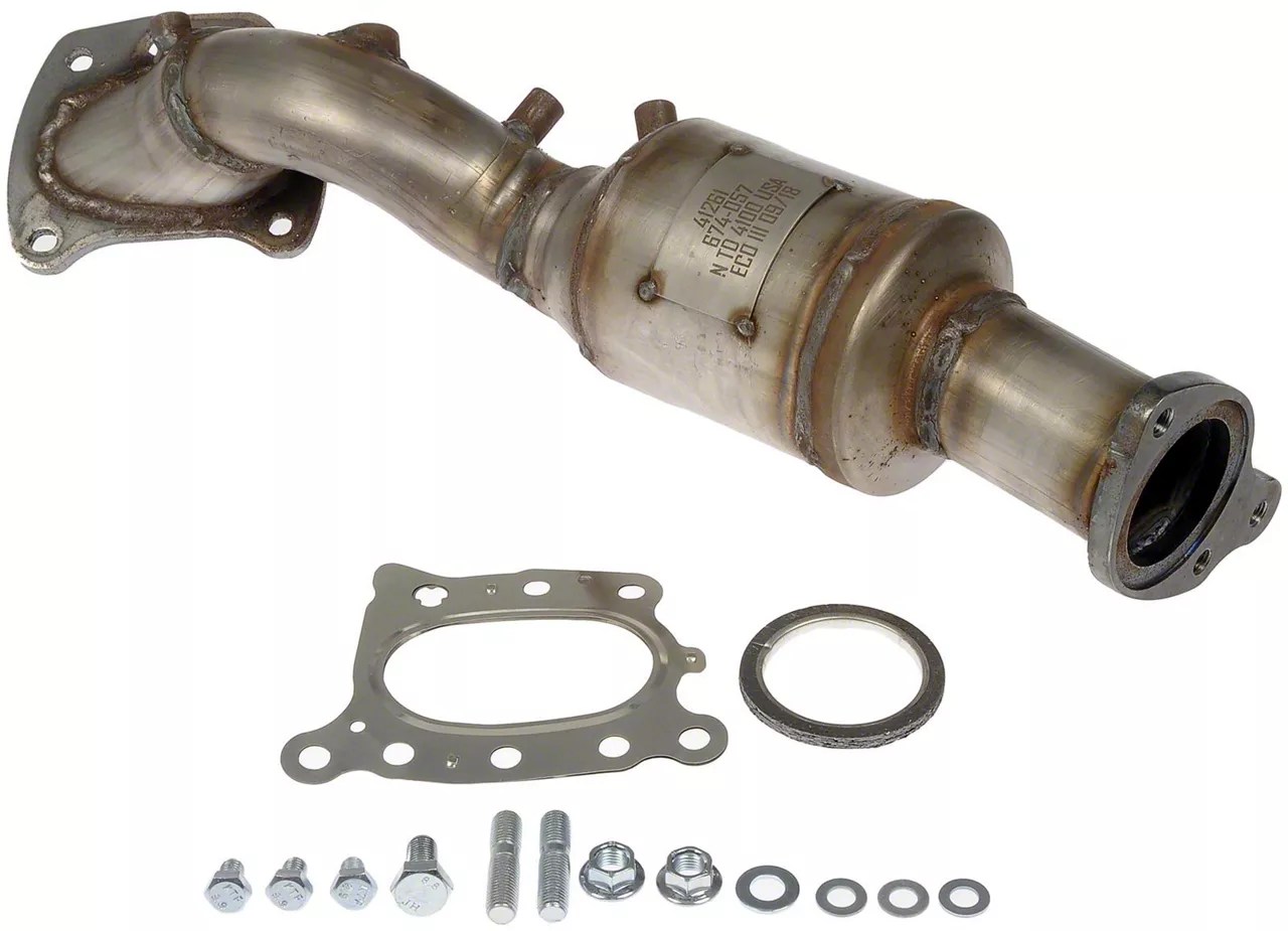 Catalytic Converter with Integrated Exhaust Manifold; Manifold