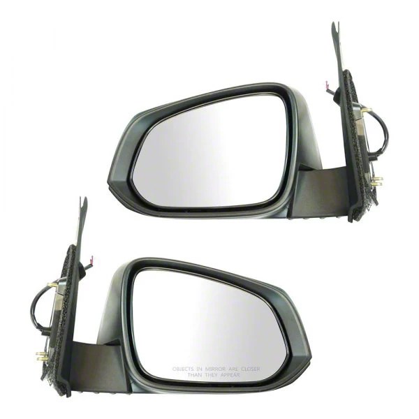 Powered Heated Mirrors; Textured Black (1619 Free