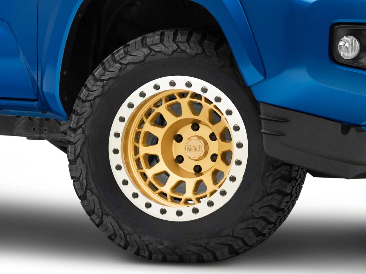 Black Rhino Primm Matte Gold 6Lug Wheel; 17x8.5; 30mm Offset