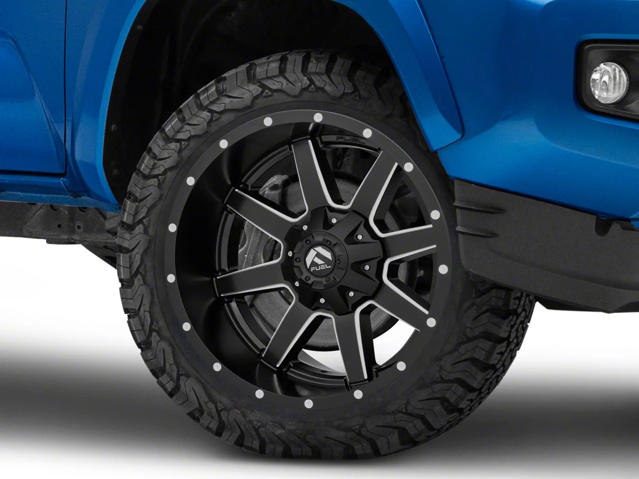 Fuel Wheels Maverick Matte Black Milled 6Lug Wheel; 20x10
