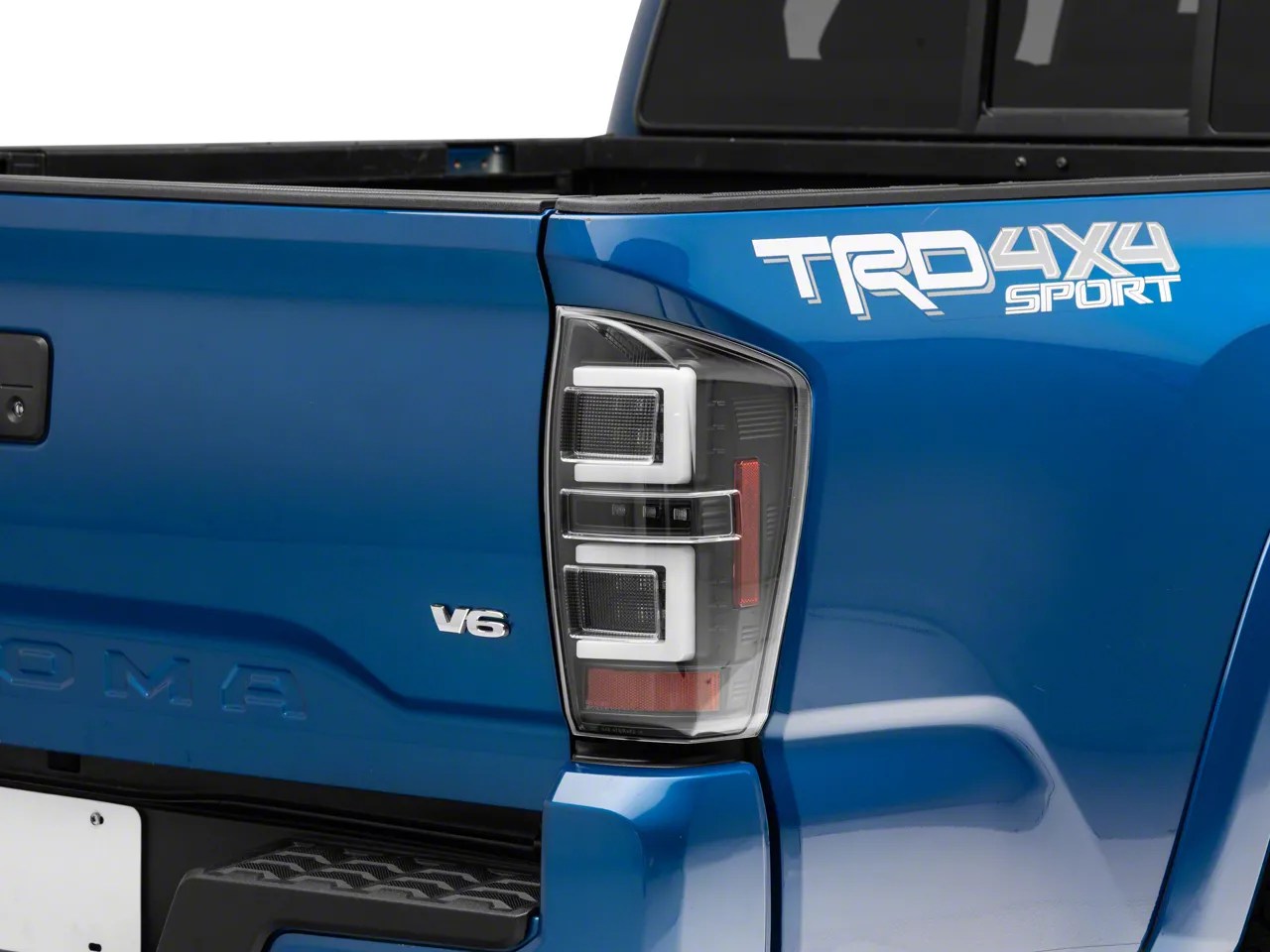 LED Tail Lights; Black Housing; Clear Lens (1623 Free