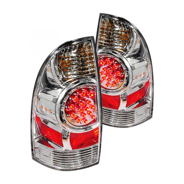 Tacoma LED Tail Lights; Chrome (05-15 Tacoma)