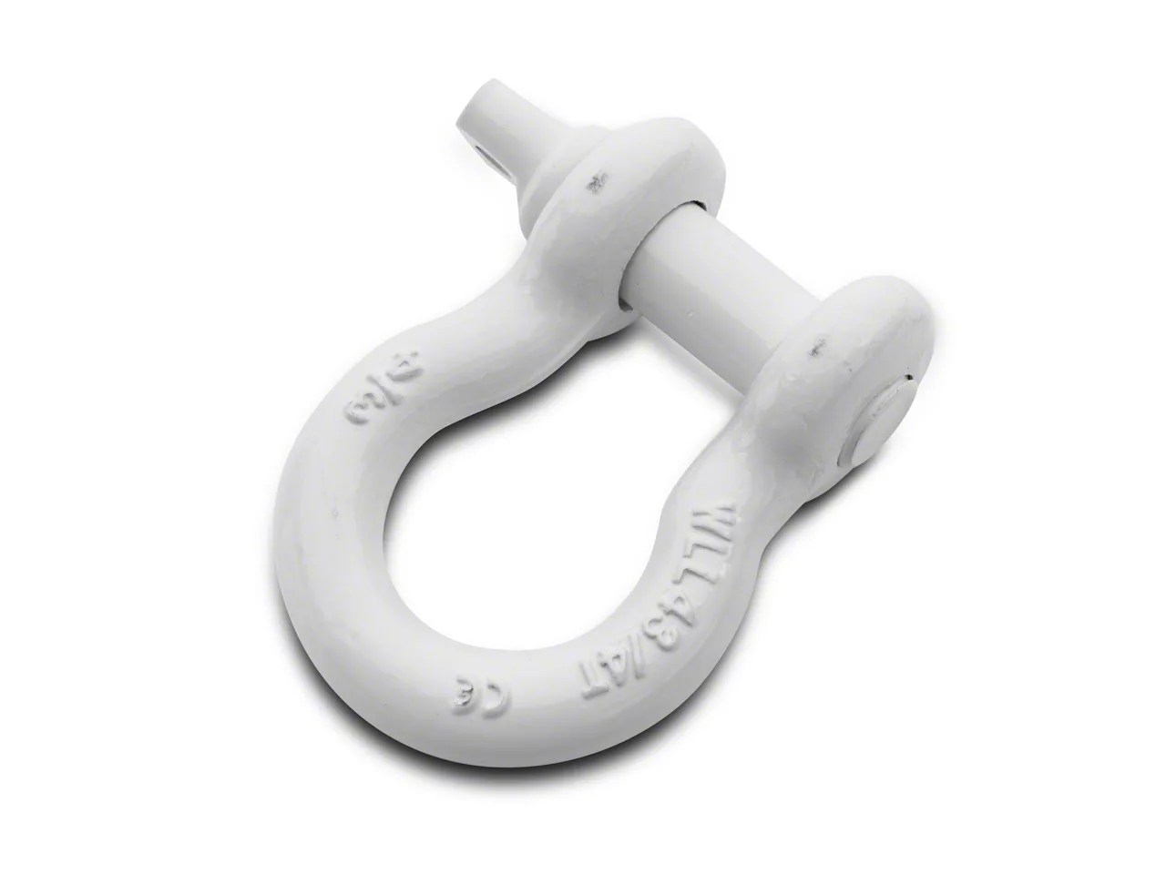 RedRock 3/4Inch DRing Shackle; White U9915 Free Shipping