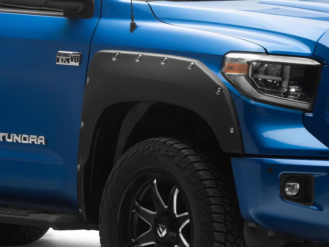 Air Design Tundra Super Bolt Fender Flares; Satin Black TO01A10 (1421
